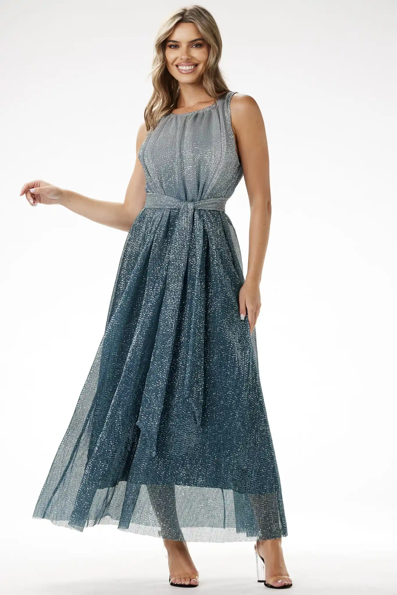 Elegancka sukienka Butelkowa zieleń